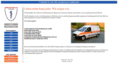 Desktop Screenshot of notfall-information.de