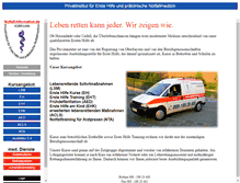 Tablet Screenshot of notfall-information.de